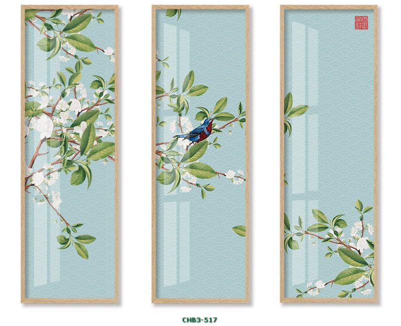 Hoa mai và chim én CHB3-517